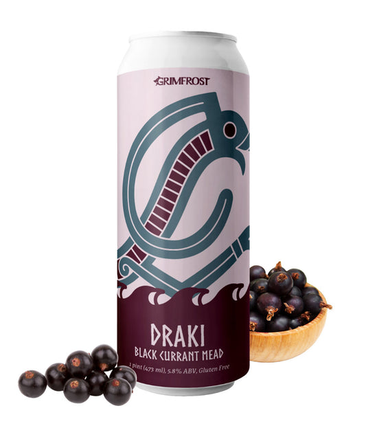 Draki Black Currant Mead by Grimfrost