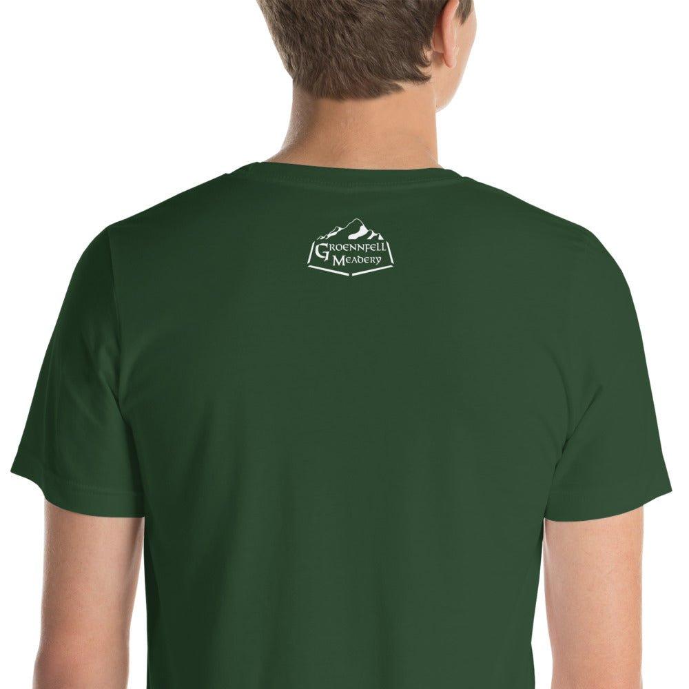 Yggdrasil Gold Details Short-Sleeve Unisex T-Shirt - Groennfell & Havoc Mead Store