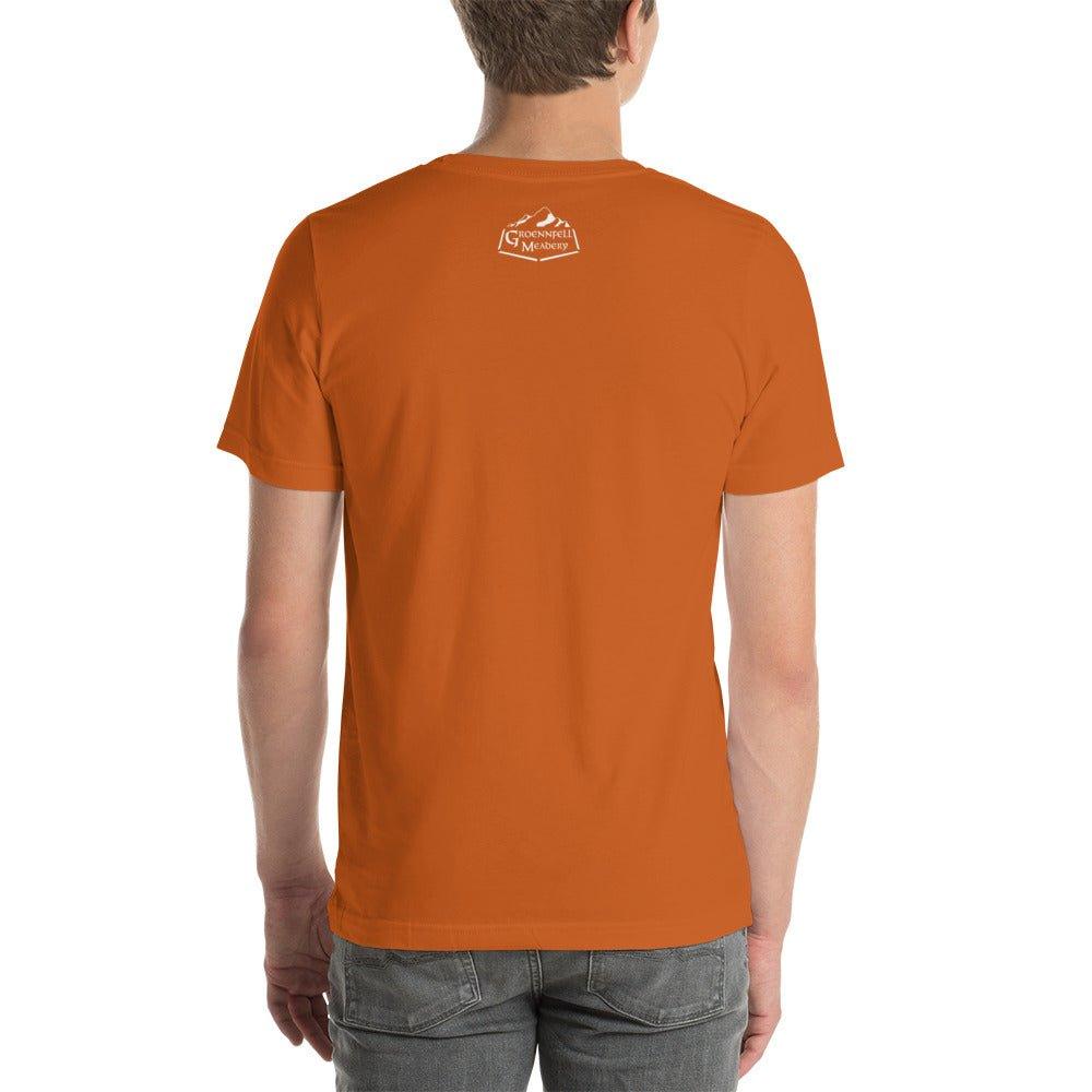 Yggdrasil Gold Details Short-Sleeve Unisex T-Shirt - Groennfell & Havoc Mead Store