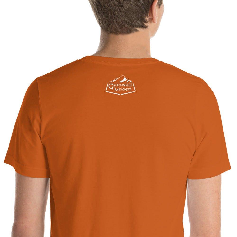 Yggdrasil Gold Details Short-Sleeve Unisex T-Shirt - Groennfell & Havoc Mead Store