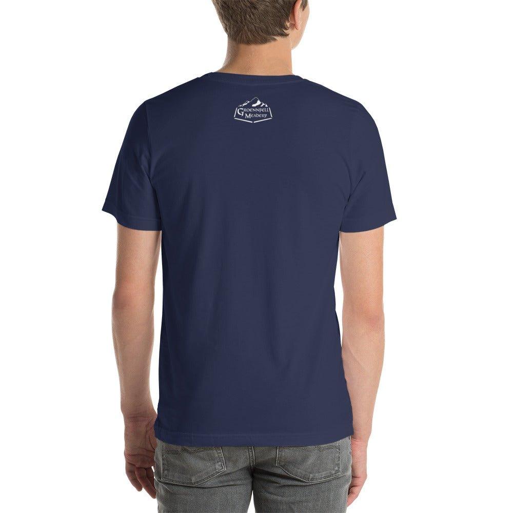 Yggdrasil Gold Details Short-Sleeve Unisex T-Shirt - Groennfell & Havoc Mead Store