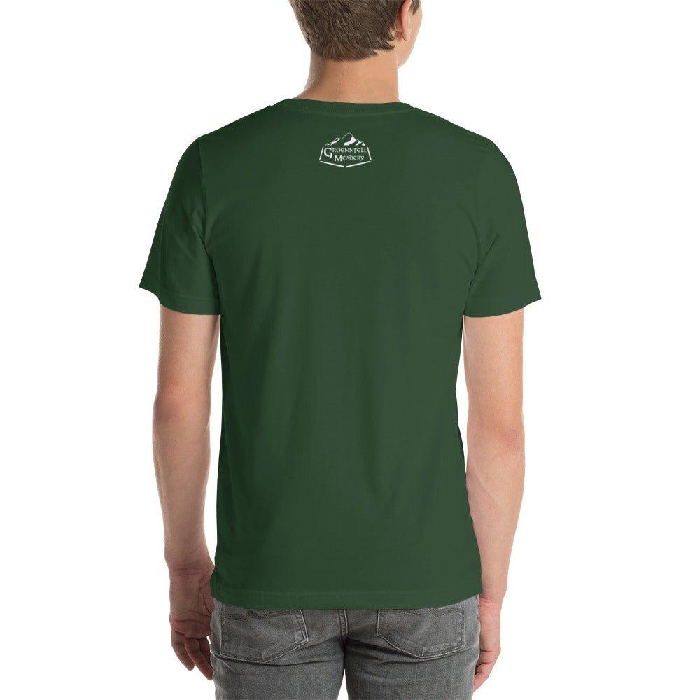 Yggdrasil Gold Details Short-Sleeve Unisex T-Shirt - Groennfell & Havoc Mead Store