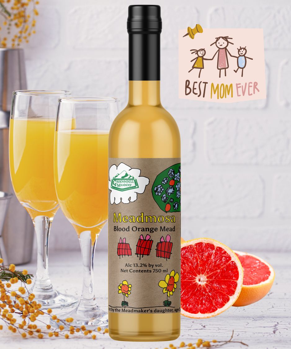 Meadmosa Blood Orange and Honey Mead by Groennfell - 2023 Release