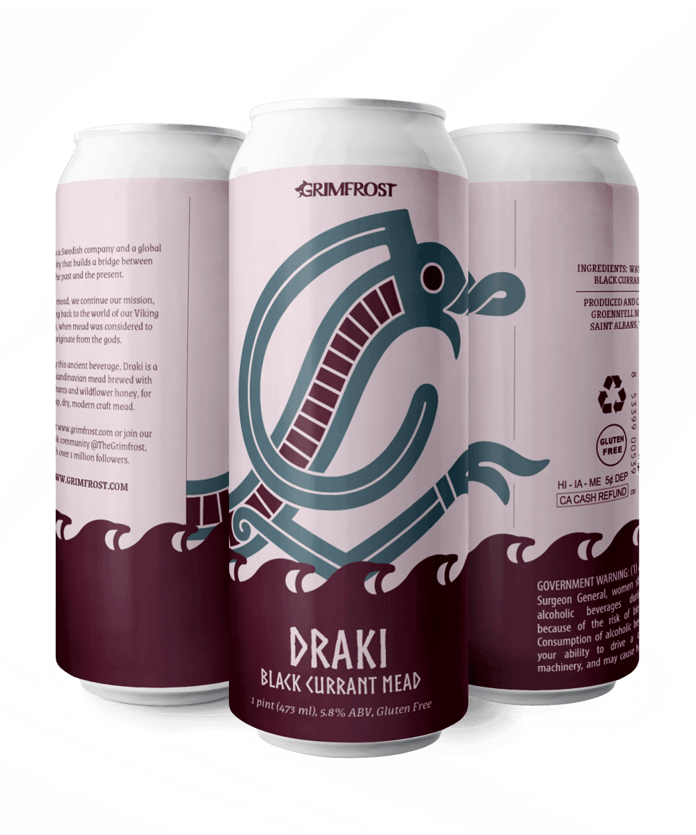 Draki Black Currant Mead by Grimfrost - Groennfell & Havoc Mead Store