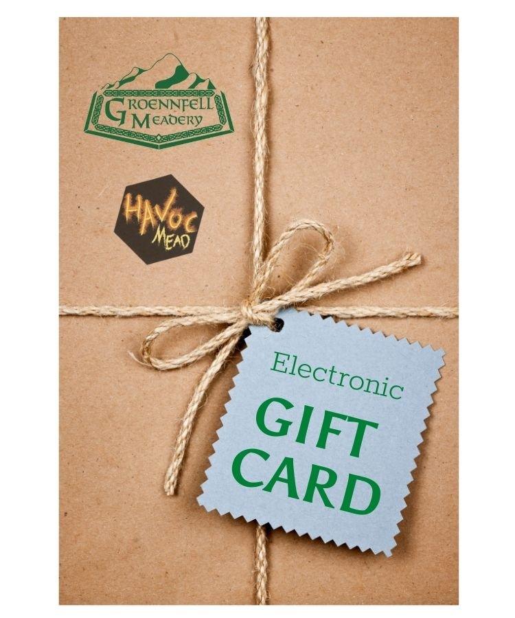 Gift Card - Groennfell & Havoc Mead Store