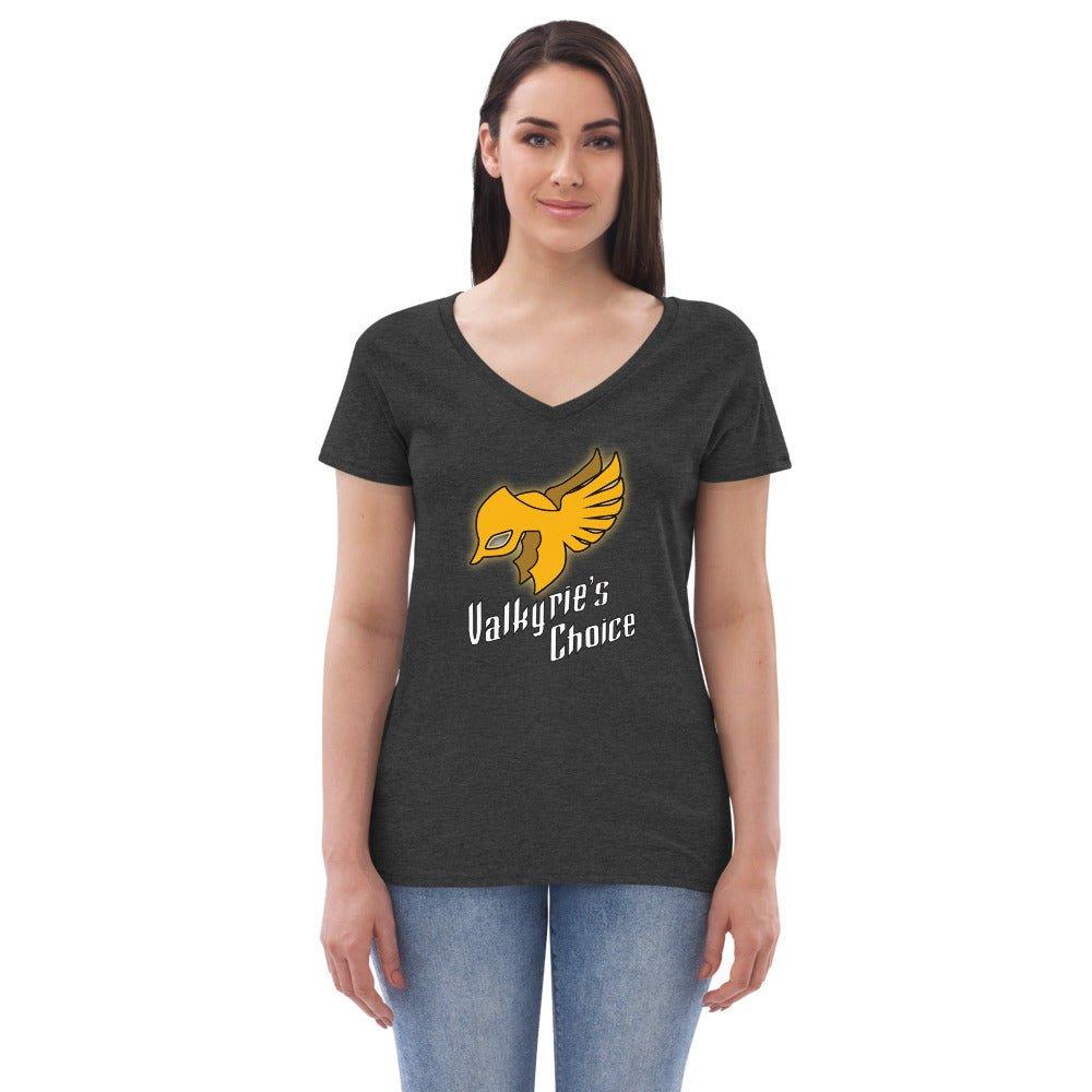Old School Valkyrie's Choice Logo Women’s Recycled V-neck - Groennfell & Havoc Mead Store