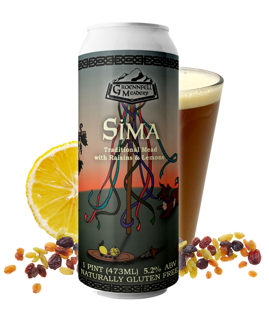 Sima Traditional Mead with Raisins & Lemons by Groennfell - Limited Release for Beltane